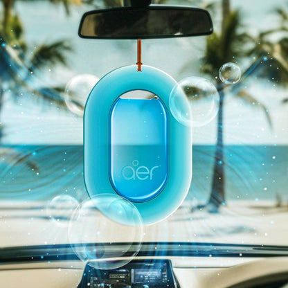 Godrej aer O – Hanging Car Air Freshener | Car Accessories | Cool Aqua (7.5g)