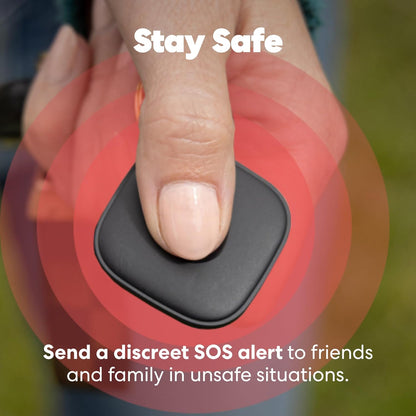 Tile by Life360 Starter Pack - Bluetooth Trackers and Item Finders for Keys, Wallets & More. Both iOS and Android Compatible. Phone Finder. 2-Pack (Black Mate/Slim)